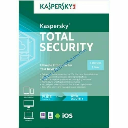 Original License Kaspersky Total Security 2022 Users Year, 59 OFF